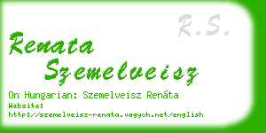 renata szemelveisz business card